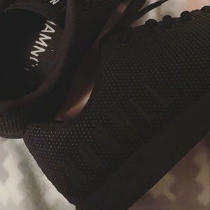 NOBULL training shoes. All black.